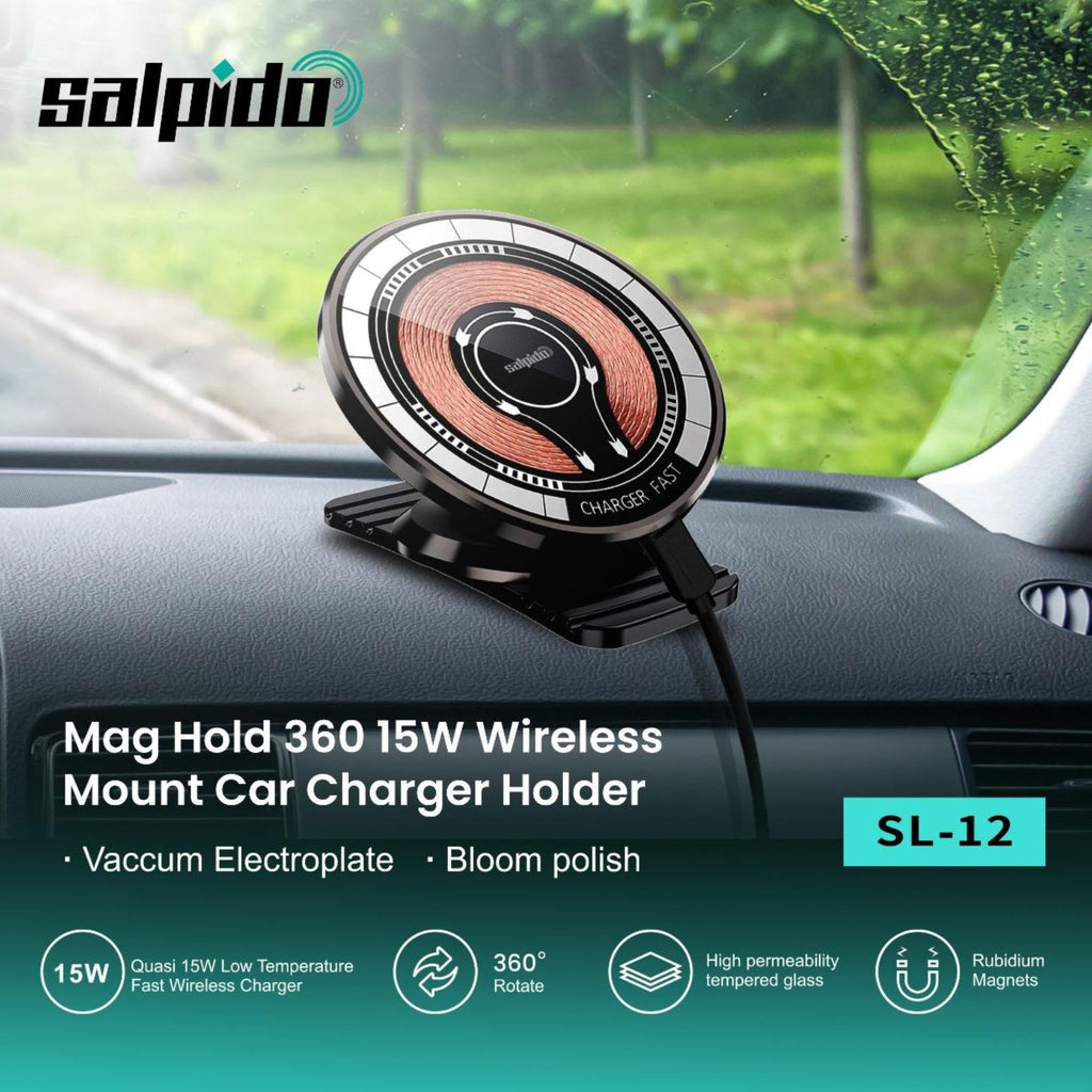 Mag Hold Wireless Car Charger Holder
