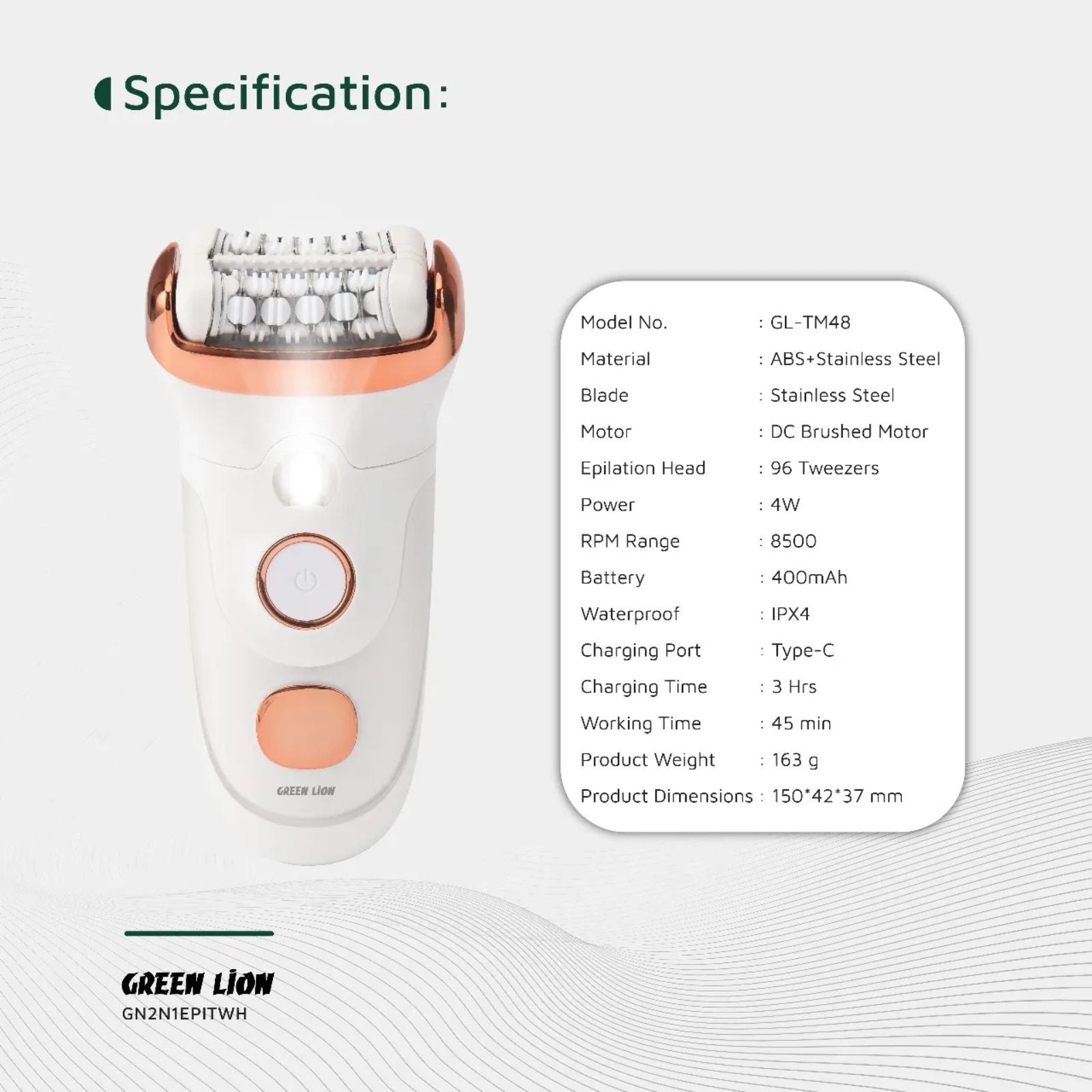 2 in 1 Epilator