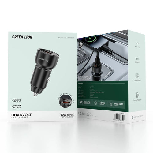 Car Charger PD + QC 60W