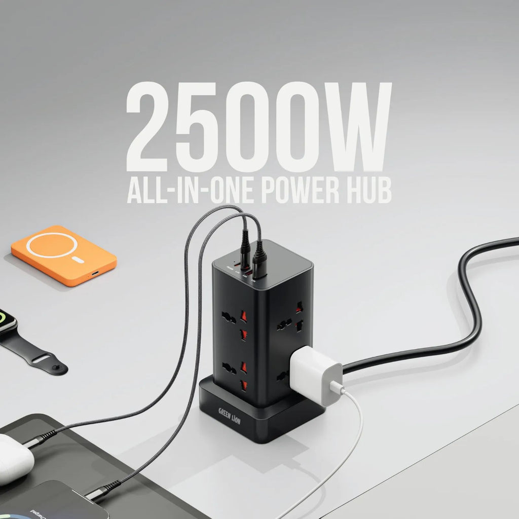 Power Tower Multi-Port Power Strip