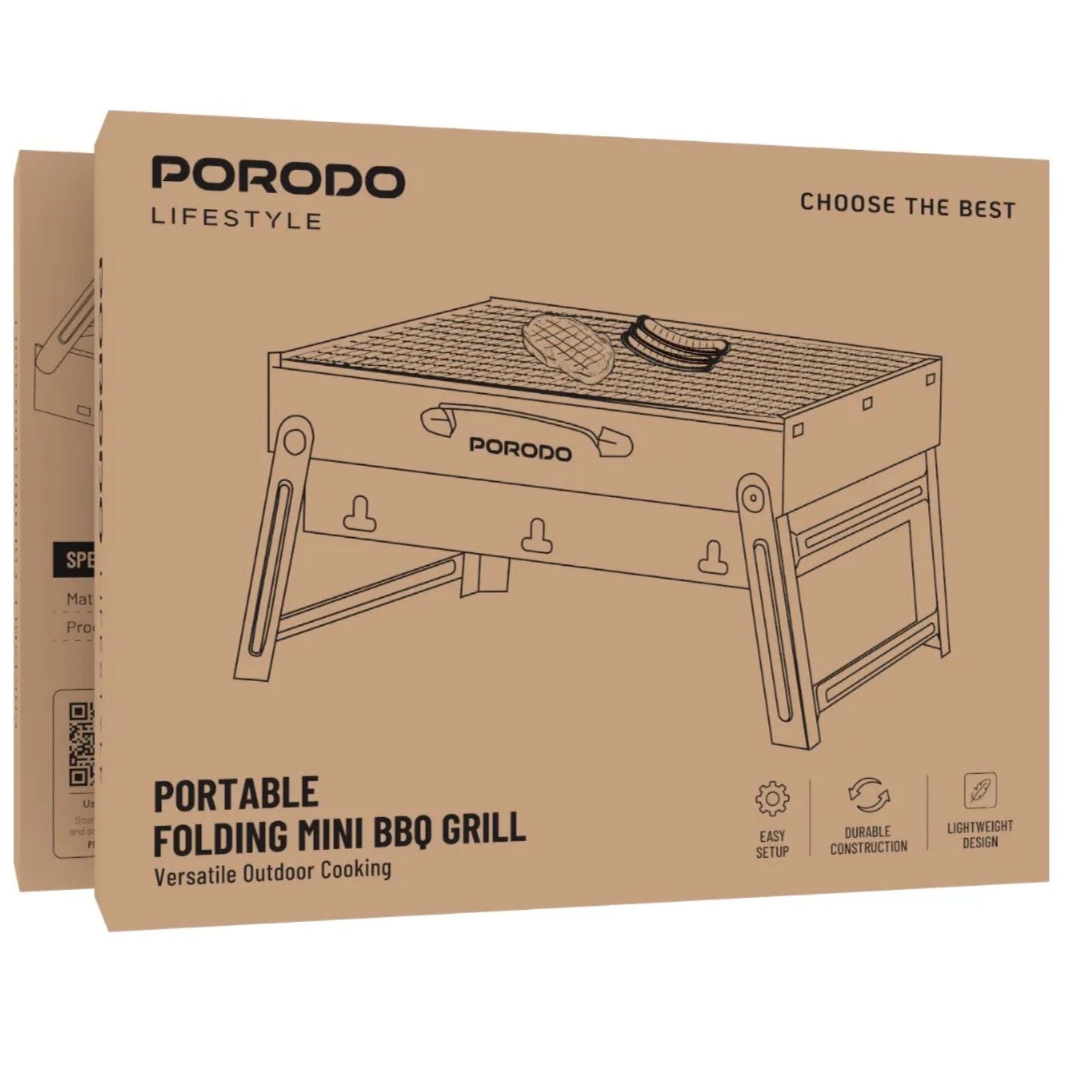Portable Folding Mini BBQ Grill