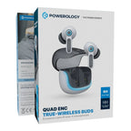 Powerology Quad ENC True Wireless Buds